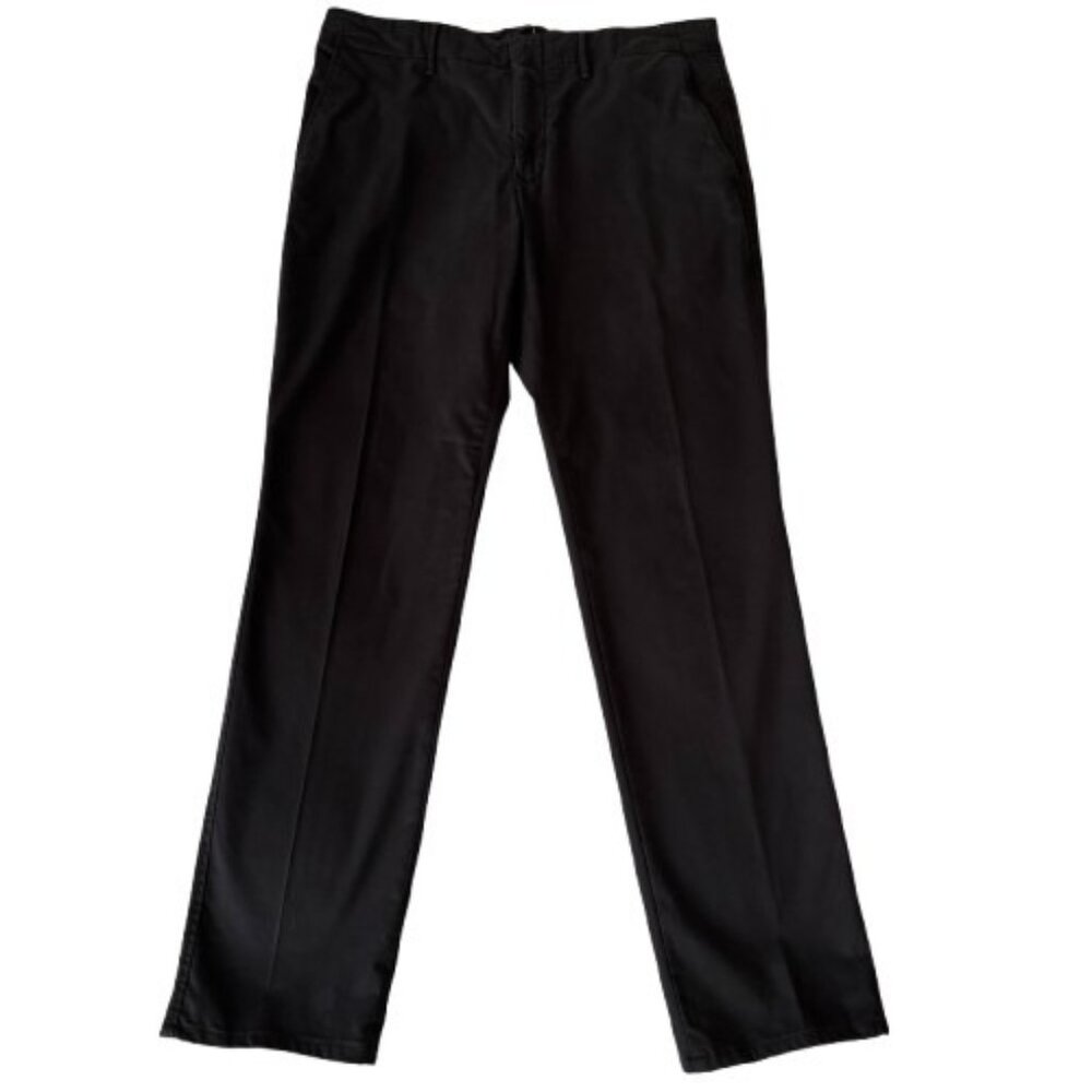 Incotex MENS Slim Fit Black Trousers